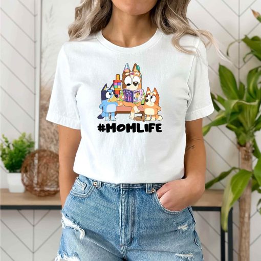 Funny Mom Life Bluey And Bingo Shirt Gift For Mother’s Day