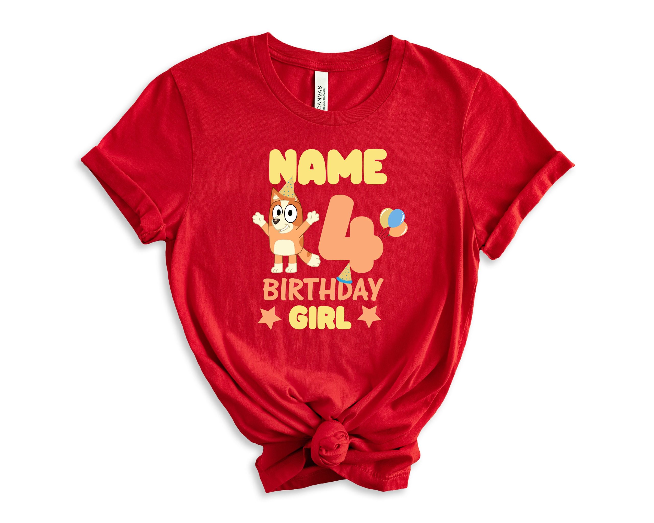 Customized Bluey Birthday Family Matching Shirt Customized Bluey Birthday Family Matching Shirt