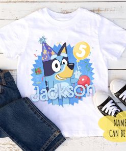 Personalized Bluey Birthday Shirt