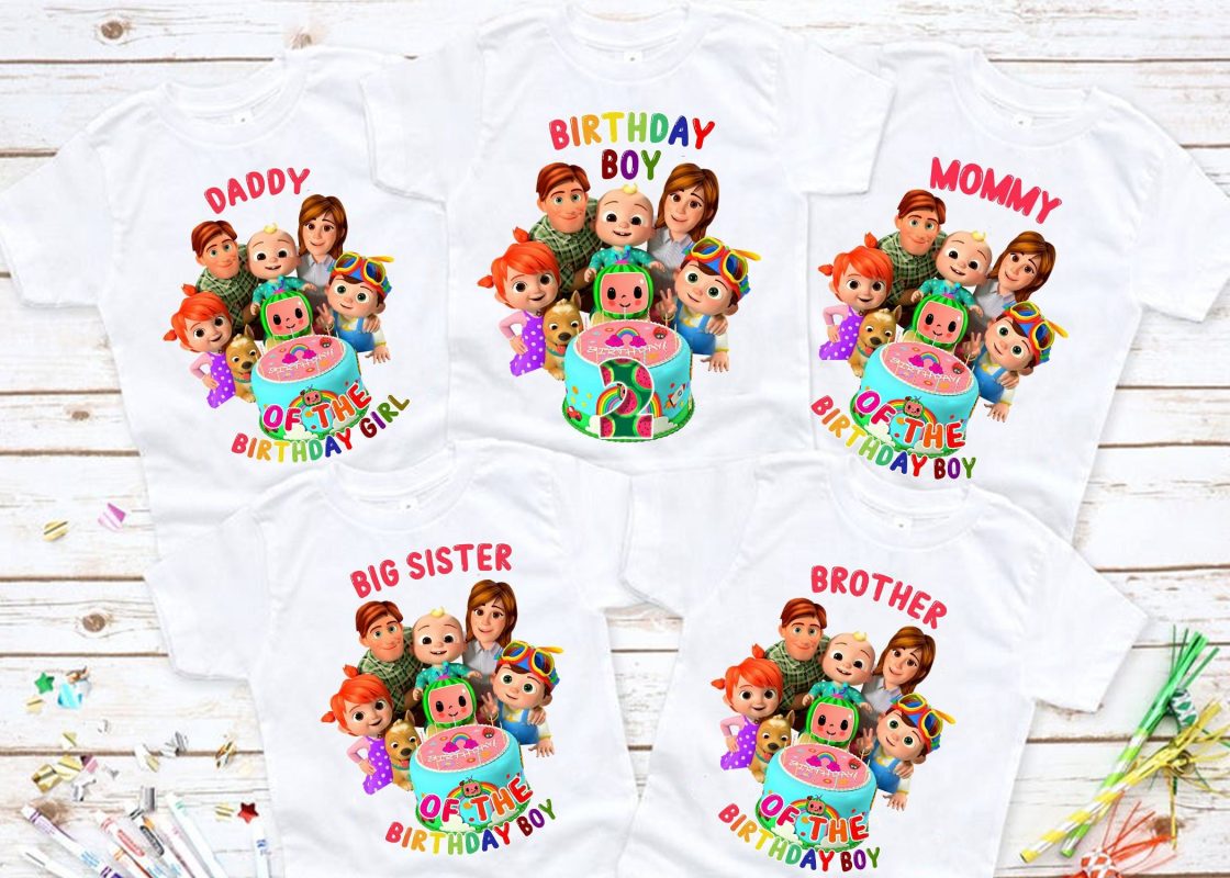 Personalized Cocomelon Family Matching Shirts