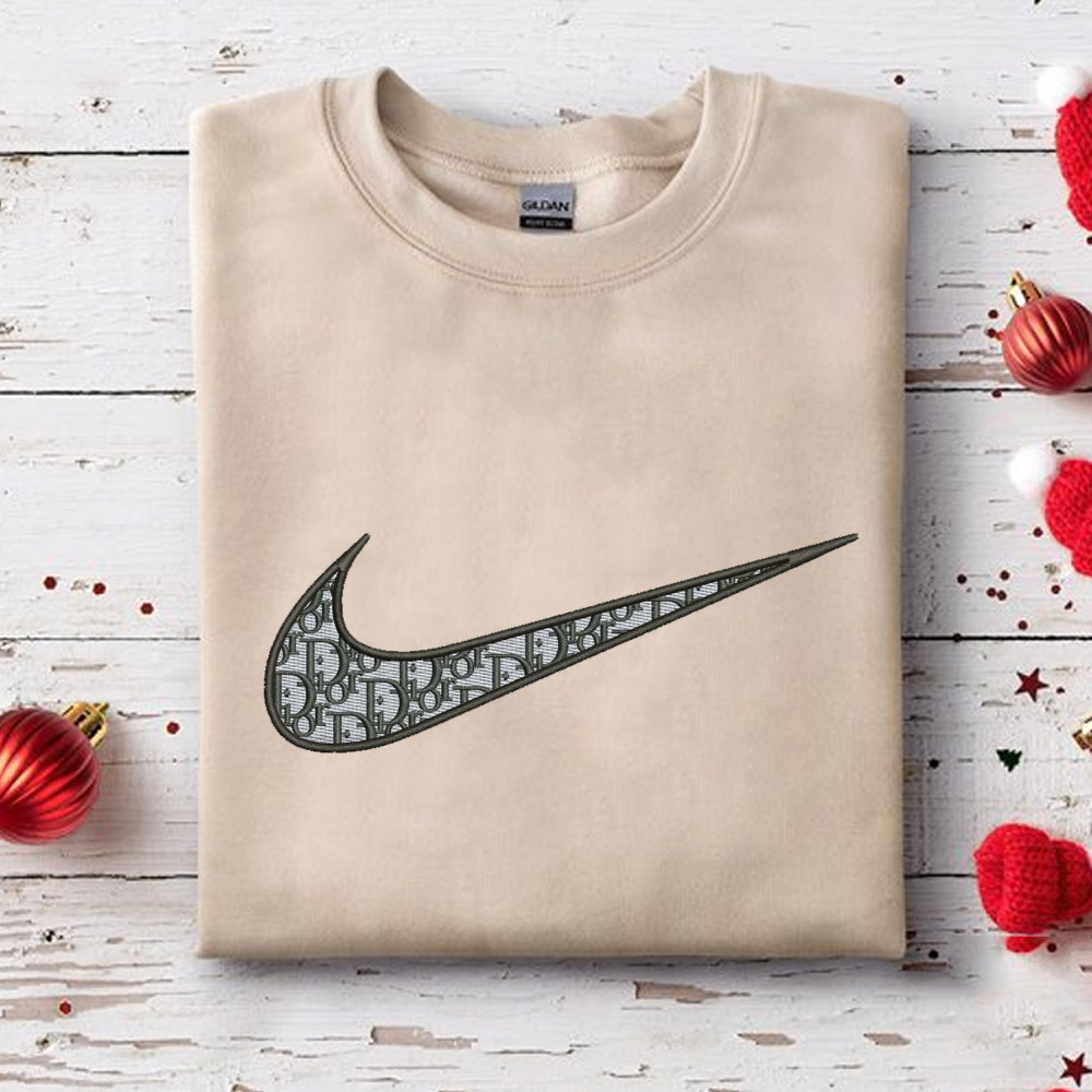 dior nike swoosh sweatshirt