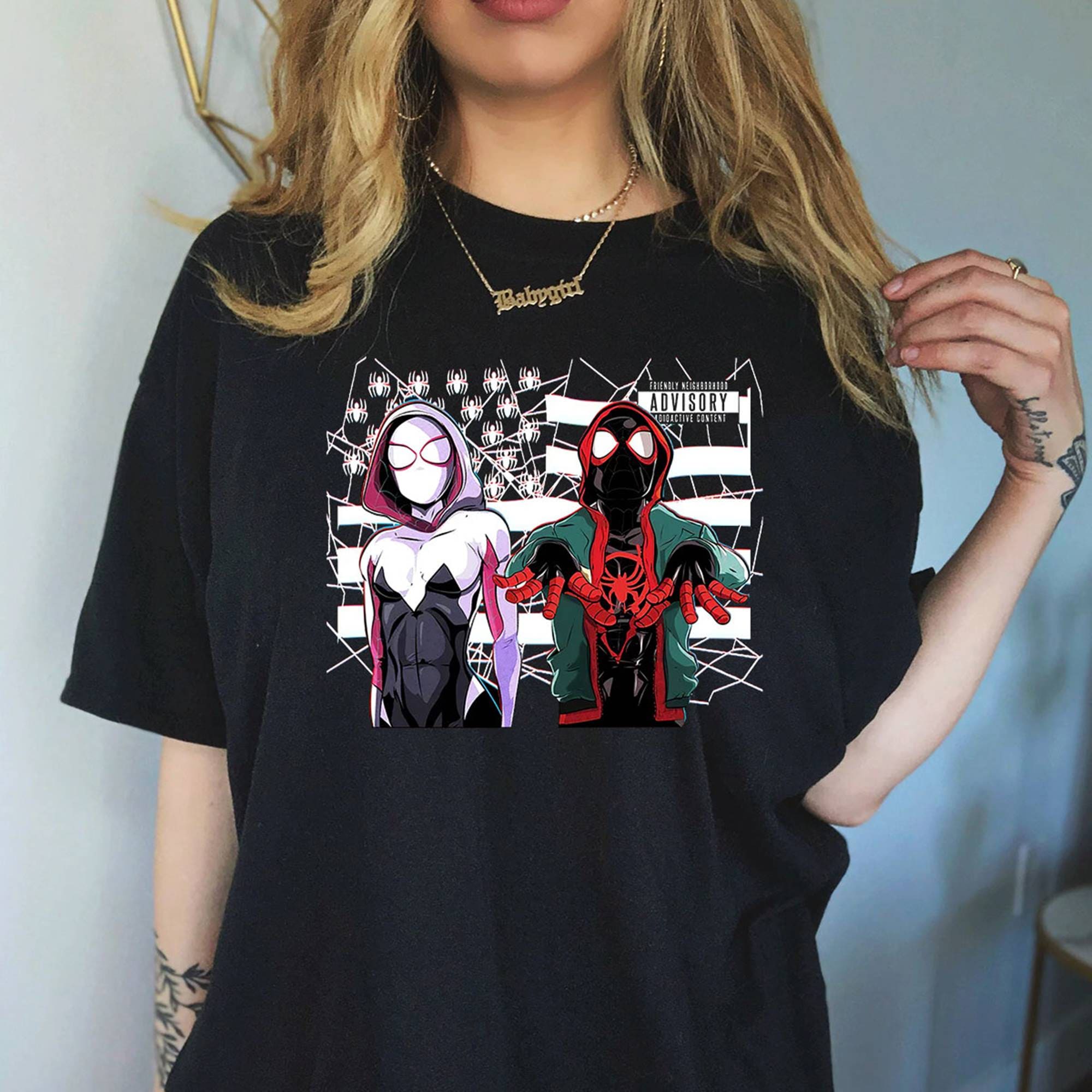 Spider Man Spider Gwen Shirt Gwen Stacy And Mile Morales Avengers Team Tee Spider Man Spider Gwen Shirt Gwen Stacy And Mile Morales Avengers Team Tee