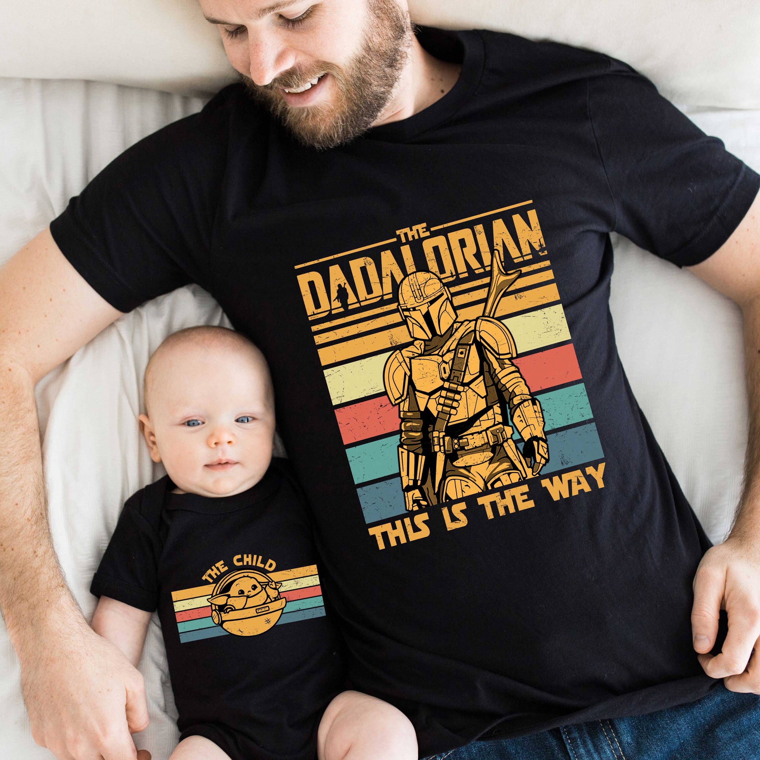 The Dadalorian And Child Matching Shirt The Dadalorian And Child Matching Shirt