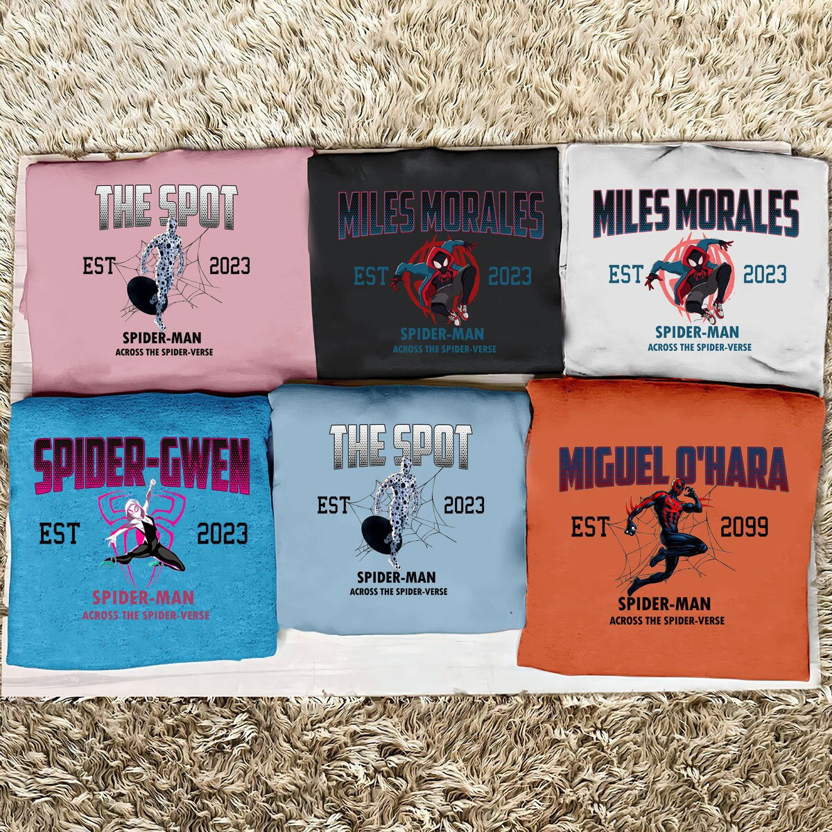Spider-Man Across The Spider-Verse Characters Shirt Spider-Man Across The Spider-Verse Characters Shirt