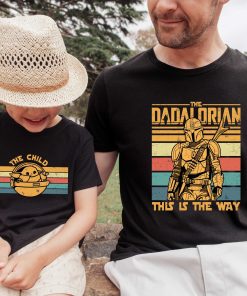 The Dadalorian And Child Matching Shirt