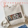 Friday The 13Th Rectangle Halloween Embroidery Sweatshirt