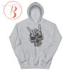 Handskull Embroidered Hoodie For Hiphop Fans