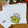 Michigan Wolferine Embroidered Sweatshirt Custom Name Sleeve